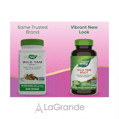 Nature's Way Wild Yam Root Traditional Women`s Healt Support       