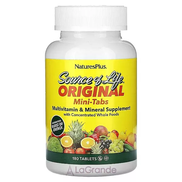 NaturesPlus Source Of Life Multi-Vitamin & Mineral Supplement with Whole Food Concentrates ������������ �� ������� � ���-���������
