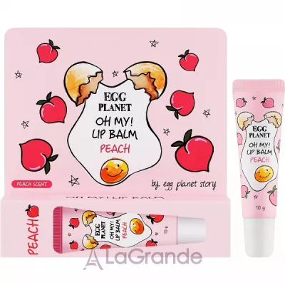 Daeng Gi Meo Ri Egg Planet Oh My! Lip Balm Peach    