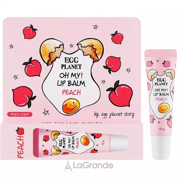 Daeng Gi Meo Ri Egg Planet Oh My! Lip Balm Peach ������� ��� ��� 