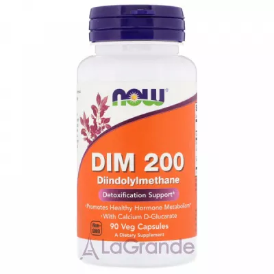 Now Foods DIM 200 w/Calcium D-Glucarate ������� D-�������� ��� ���������� ������������ ���������