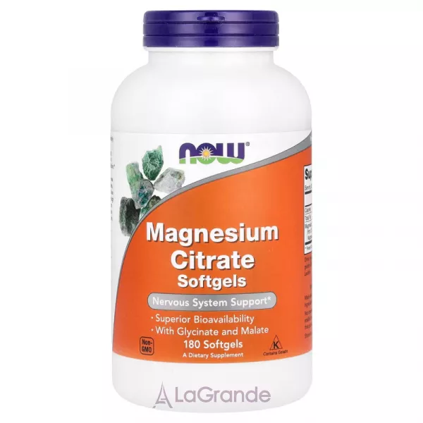 Now Foods Magnesium Citrate 134mg ����������� ������� ������ ������