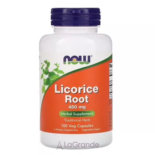 Now Foods Licorice Root 450mg ĳ������ ������� � ������ ������� ��� �������� ���������