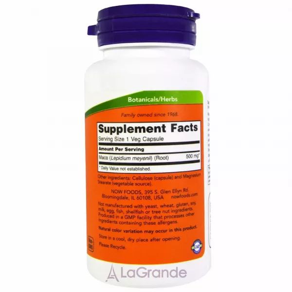 Now Foods Maca 500mg ĳ������ ������� ��� ������������� �������