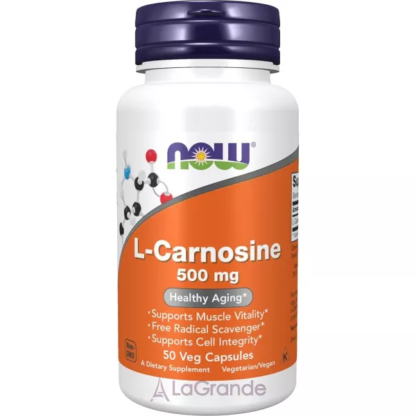 Now Foods L-Carnosine 500 mg ������� ������� 