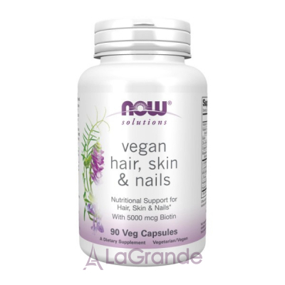 Now Foods Vegan Hair, Skin & Nails    ' ,   