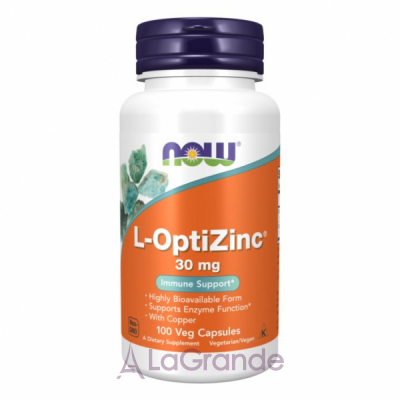 Now Foods L-Optizinc(R) 30mg+Copper   