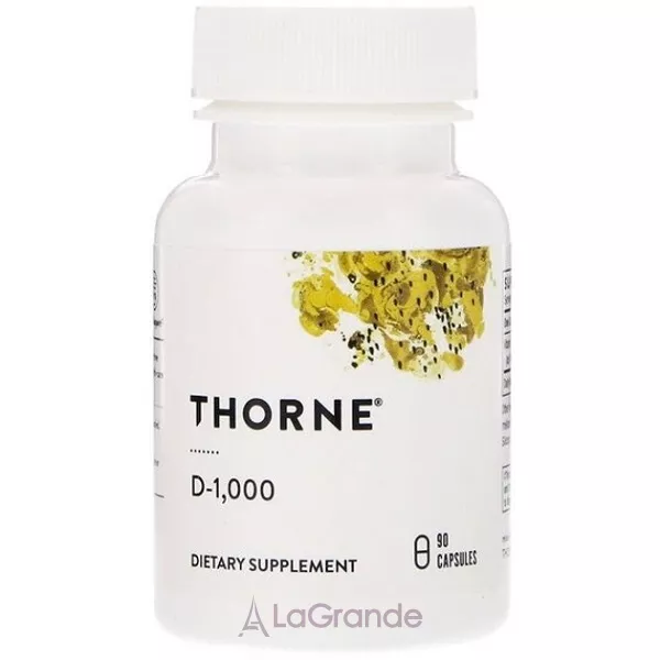 Thorne Research Vitamin D-3 1000 �� ĳ������ ������� 