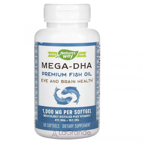Nature's Way Mega DHA ���������� ���'����� ���� + ����� �