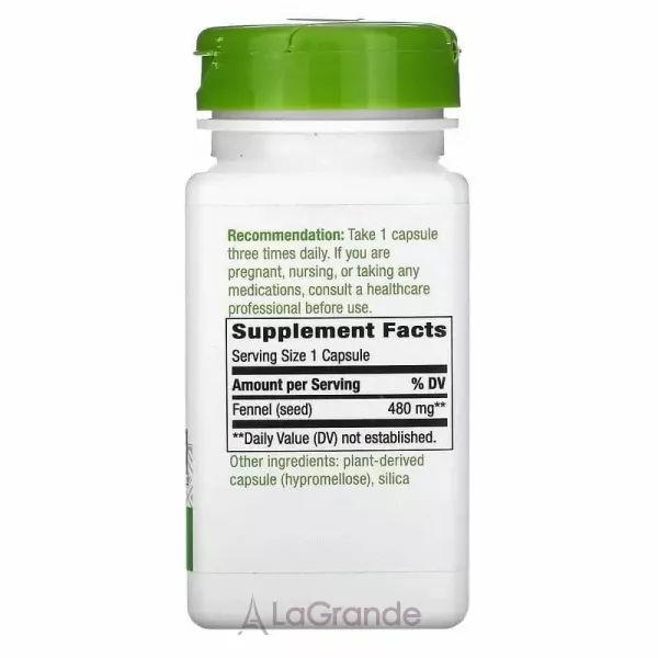 Nature's Way Fennel Seed ������ ������� 480 ��