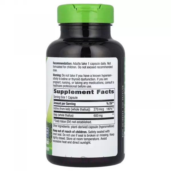 Nature's Way Whole Thallus Kelp ������� 600 ��