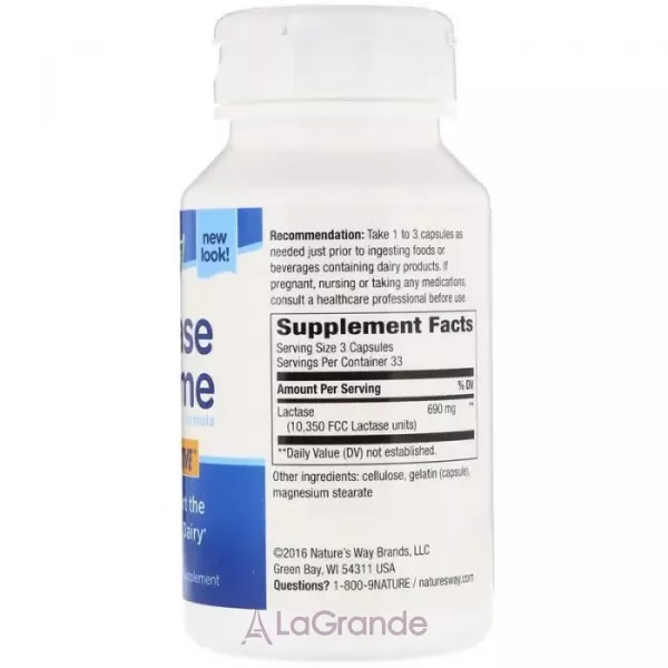 Nature's Way Lactase ������� 690 ��