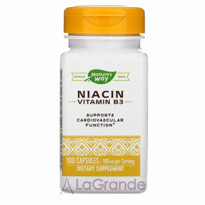 Nature's Way Niacin ³ 3 100 