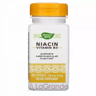 Nature's Way Niacin ³ 3 100 