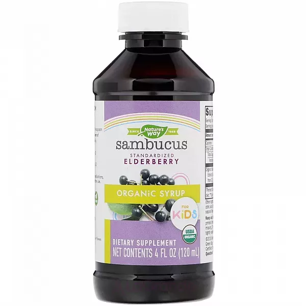 Nature's Way Sambucus Elderberry Organic Syrup for Kids ����� �� ������������ ������ ��� �����