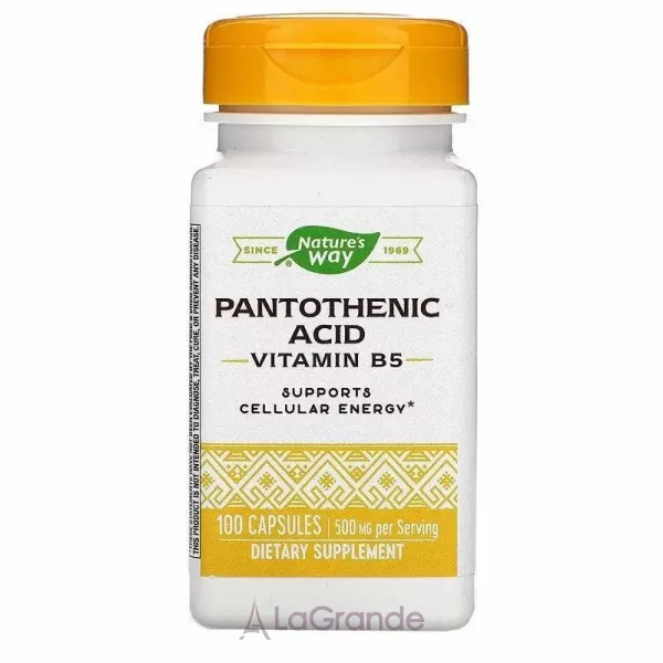 Nature's Way Pantothenic Acid ����������� ������� 250 ��