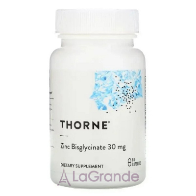 Thorne Research Zinc Bisglycinate 30 mg ĳ  