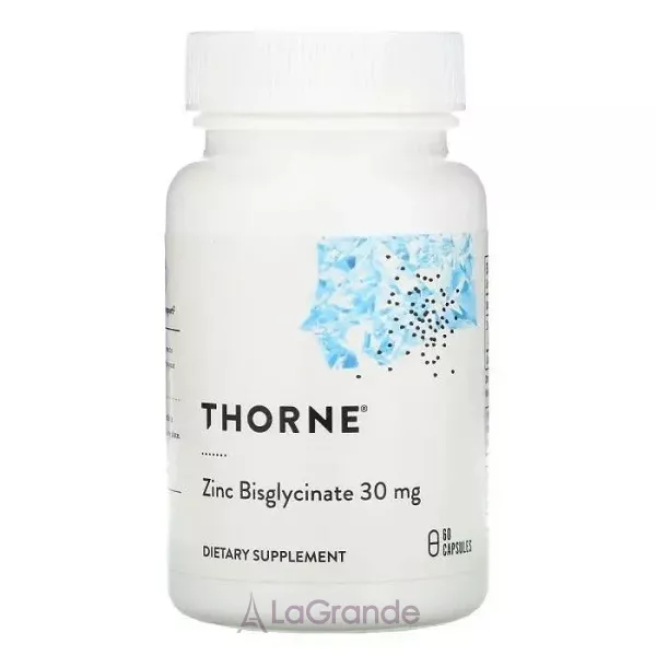 Thorne Research Zinc Bisglycinate 30 mg ����������� ������� 