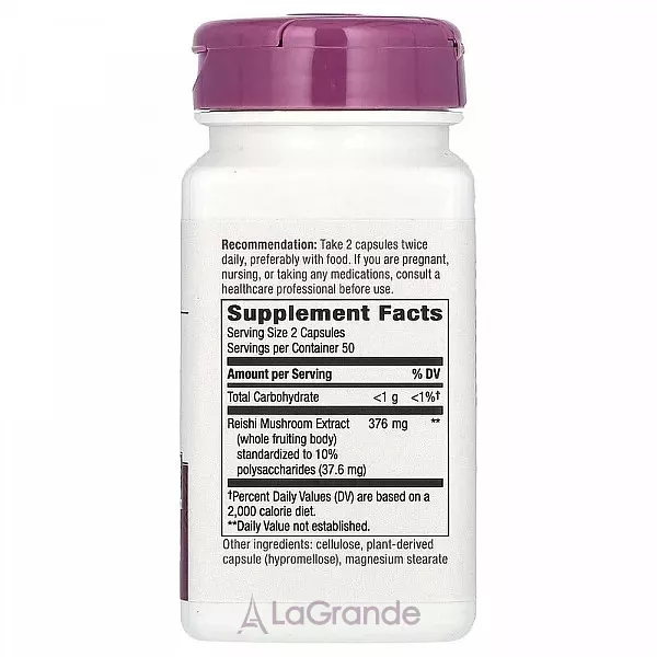 Nature's Way Reishi Standardized ���� ����� ��������, 376 ��