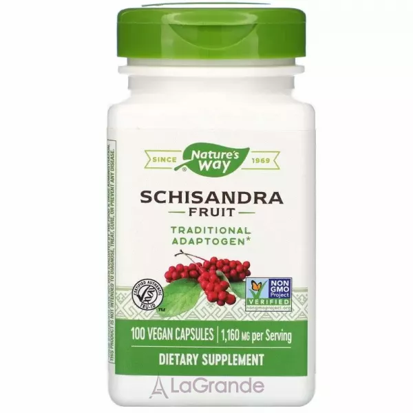 Nature's Way Schizandra Fruit �������� ����������, �����, 1160 ��