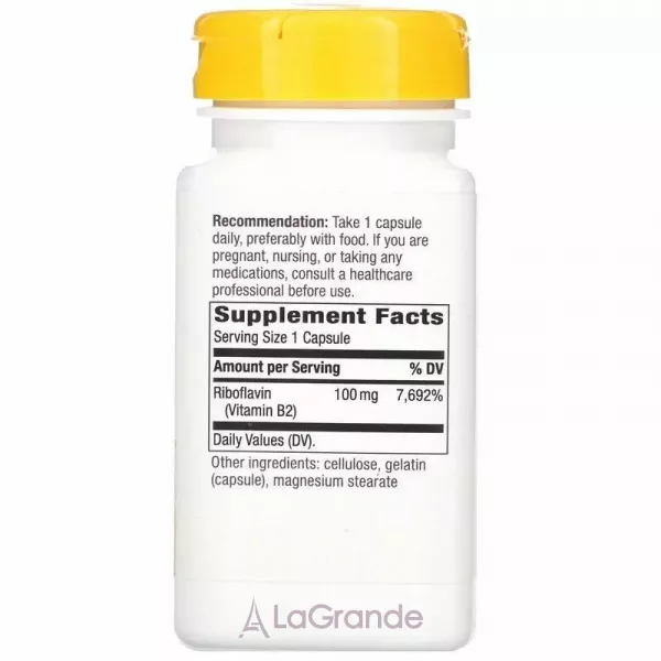 Nature's Way Riboflavin Vitamin B2 ������� B2, ����������, 100 ��