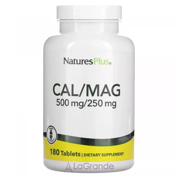 NaturesPlus Cal/Mag 500mg/250 mg ������� �� ������ 500 ��/250 ��