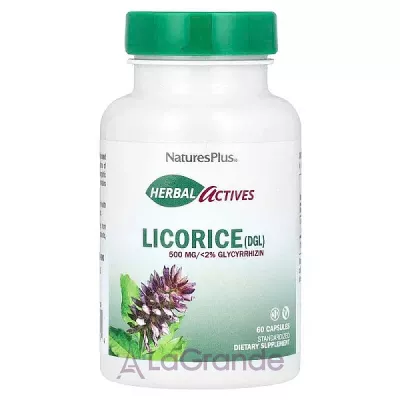 NaturesPlus Licorice (DGL)  , 500 