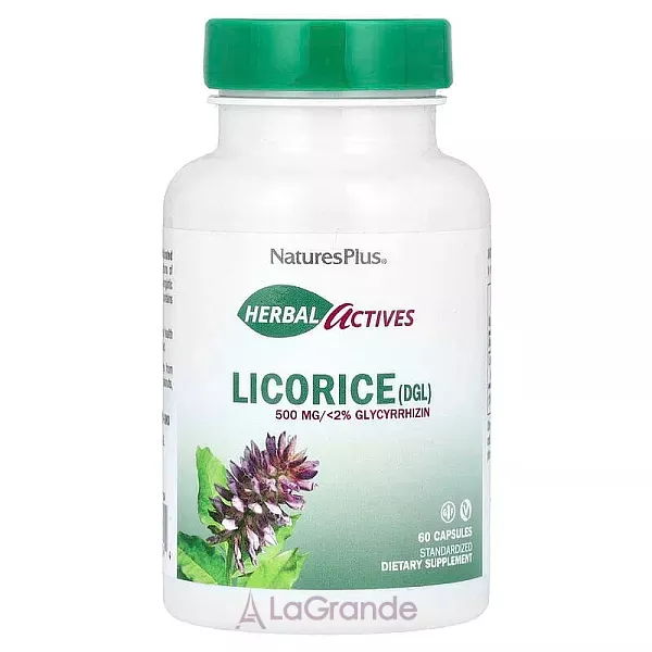 NaturesPlus Licorice (DGL) ����� �������, 500 ��