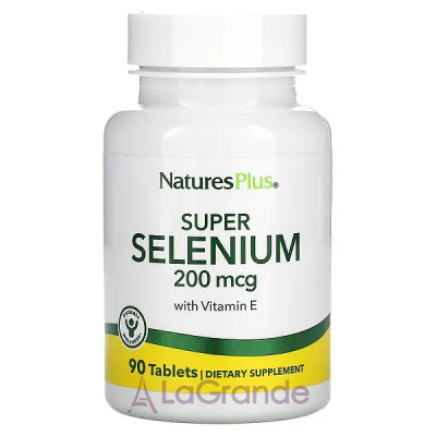 NaturesPlus Super Selenium with Vitamin E    E