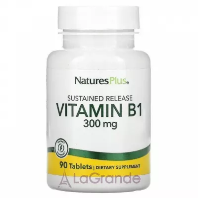 NaturesPlus Vitamin B1 300 mg ³ B1, 300 