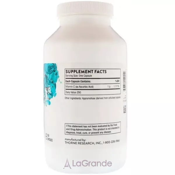 Thorne Research Ascorbic Acid Vitamin C ������������ ������� ������� C