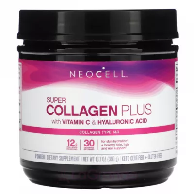 Neocell Super Collagen Plus With Vitamin C & Hyaluronic Acid ������������� � ��������� C � ������������ ��������