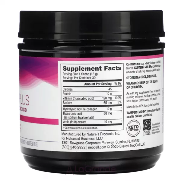 Neocell Super Collagen Plus With Vitamin C & Hyaluronic Acid ������������ � ������� C �� ����������� ��������