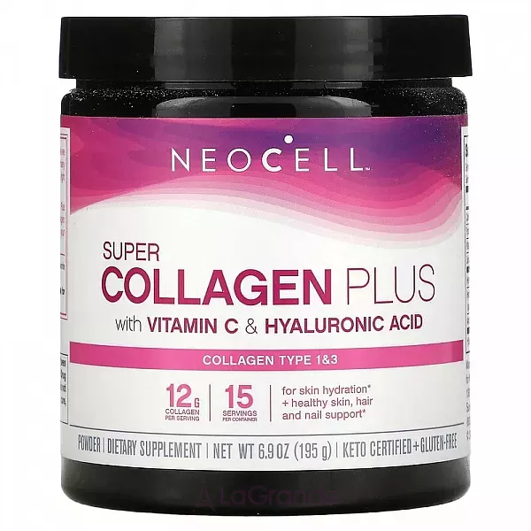 Neocell Super Collagen Plus With Vitamin C & Hyaluronic Acid ������������ � ������� C �� ����������� ��������