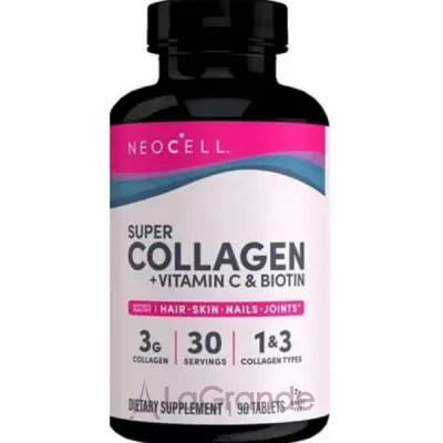 Neocell Super Collagen + Vitamin C & Biotin     C  