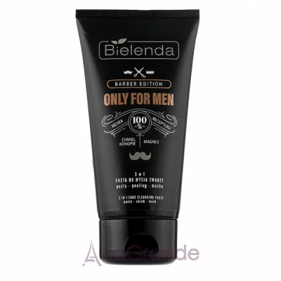 Bielenda Barber Edition Only For Man 3in1 Face Wash Paste ϳ-  