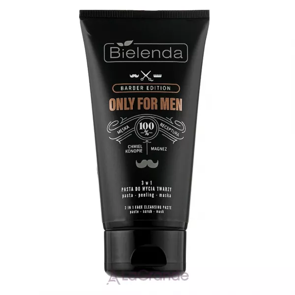 Bielenda Barber Edition Only For Man 3in1 Face Wash Paste ������-����� ��� ����