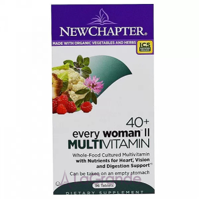 New Chapter 40+ Every Woman II Multivitamin    II 40+