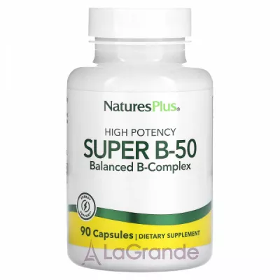 NaturesPlus Super B-50 Balanced B-Complex    B-50  