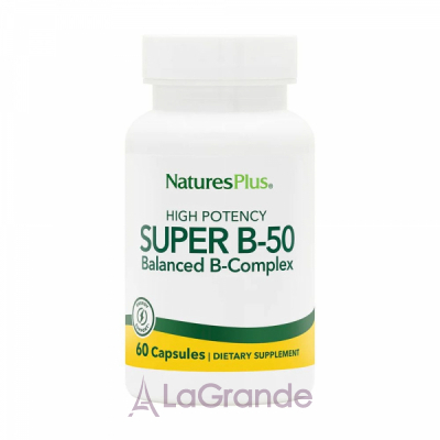 NaturesPlus Super B-50 Balanced B-Complex    B-50  