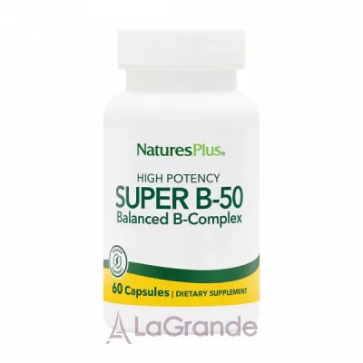 NaturesPlus Super B-50 Balanced B-Complex    B-50  