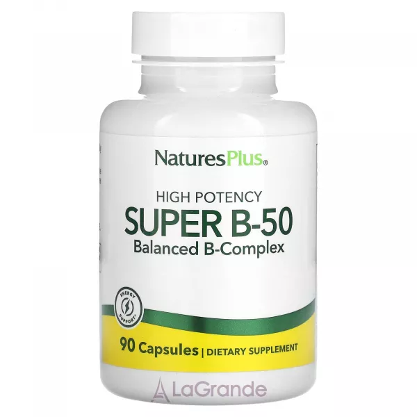 NaturesPlus Super B-50 Balanced B-Complex ������������� �������� ������� B-50 � ��������