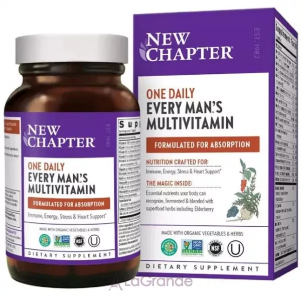 New Chapter Every Man's One Daily Multi �������������� ��� ������