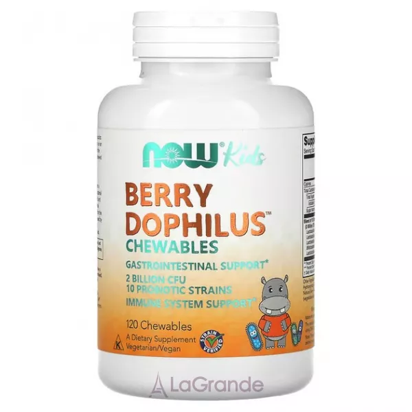 NOW Foods Berry Dophilus Chewables Kids ��������� ��� ���� ���� ��� 2 ���� ���