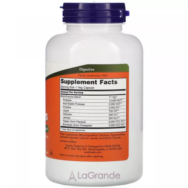 NOW Foods Plant Enzymes �������� �������� ��� ��������� ���������