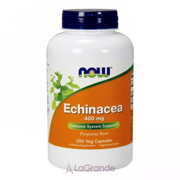 NOW Foods Echinacea 400 mg �������� �������� ������� �������