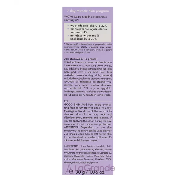 Bielenda Good Skin Acid Micro-Exfoliating Face Serum �������������� � ������������� ������������������� ��������� ��������� ��� ����