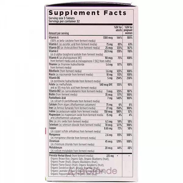 New Chapter Perfect Prenatal Multivitamin ������������ ��� �������