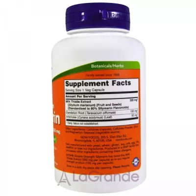 NOW Foods Silymarin Milk Thistle 300mg  