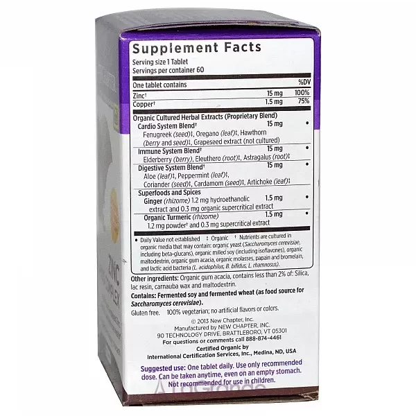 New Chapter Zinc Food Complex ������� �������� 